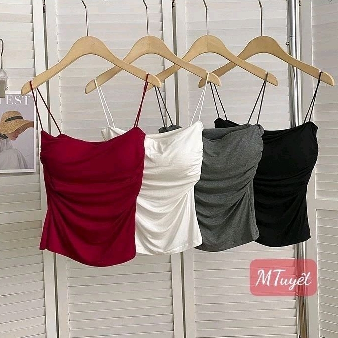 Áo 2 dây dúm đệm ngực