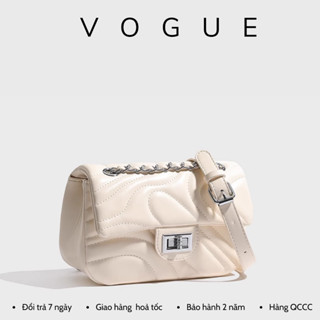 Túi xách đeo chéo, đeo sát nách nữ VOGUE mã M21 - Túi chuỗi chỉ thêu tinh tế khoá đơn đa năng, túi đeo đơn giản dễ phối