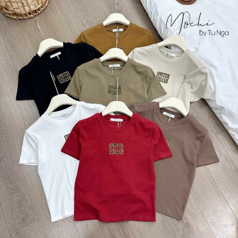 Áo phông chữ m hàng QC