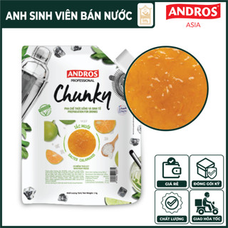 Mứt trái cây chunky andros túi 1kg - tắc muối