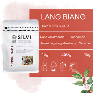Cà phê nguyên chất - lang biang espresso blend - silvi coffee roasters