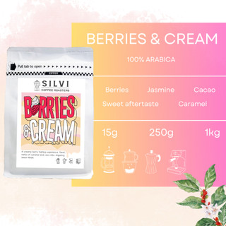Cà phê nguyên chất - berries & cream - silvi coffee roasters
