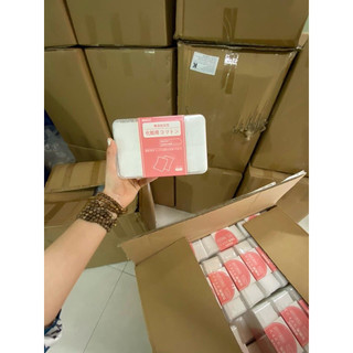 Bông tẩy trang miniso 1000 miếng bông tẩy trang 1000 miếng miniso mỏng bông đắp toner hiệu quả