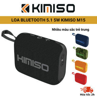Loa bluetooth mini KIMISO M15 thiết kế độc đáo, phiên bản bluetooth 5.1, công suất 5W