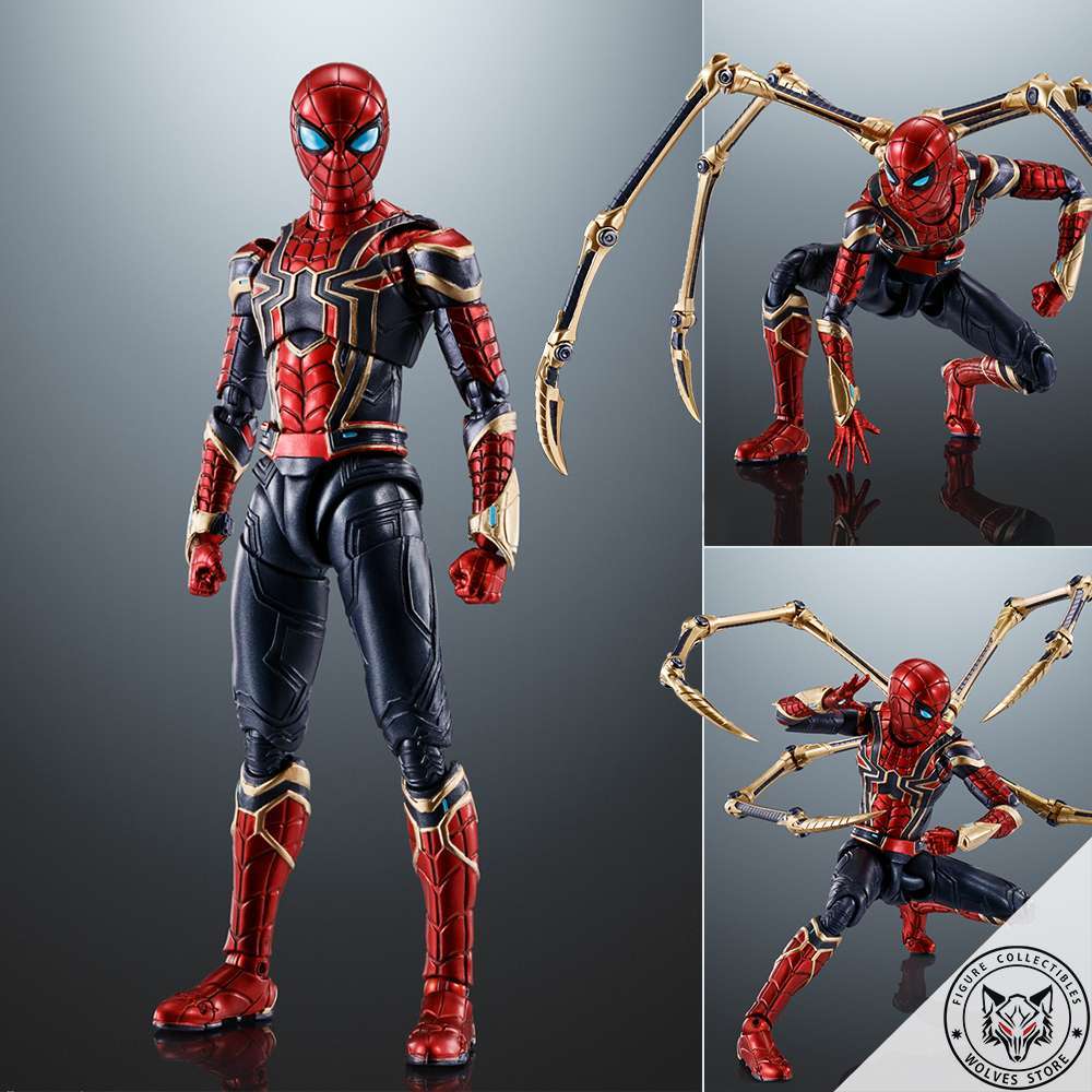 [Có sẵn - Hỏa tốc] Mô hình chính hãng SHF Marvel: Iron Spider NWH (spiderman)