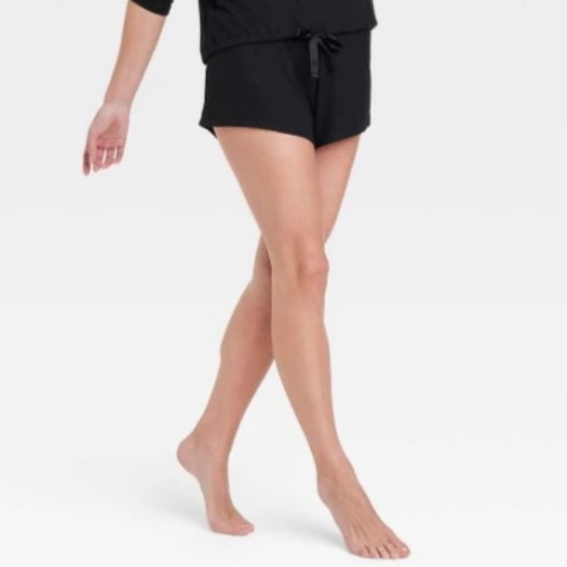 Set 02 quần shorts STARS ABOVE thun cotton gân tăm lưng thun có túi hông dây đen, trắng, hồng, xanh