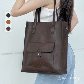 Túi xách công sở nữ da tote xách tay bản to đi làm đi học đi dạy A4 laptop đẹp mềm DONNA Limi bags
