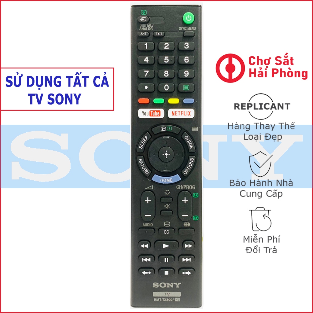 Điều Khiển TV SONY đa năng mới nhất sử dụng tất cả tv SONY