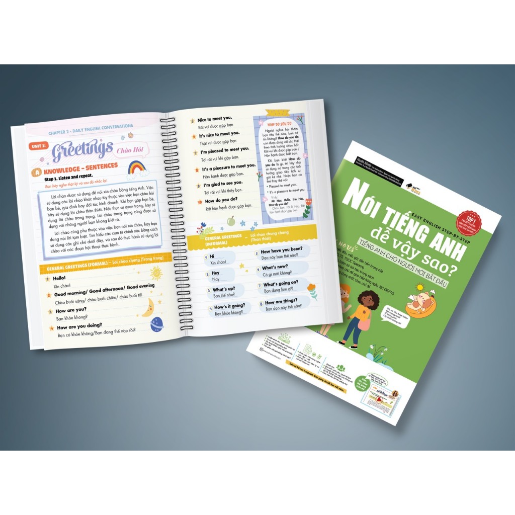 [KÈM QUÀ TẶNG]-Sách Nói tiếng Anh dễ vậy sao? Easy English Step-By-Step - TẶNG KHOÁ HỌC HITBOOKS - Tác giả HUYỀN WINDY | BigBuy360 - bigbuy360.vn