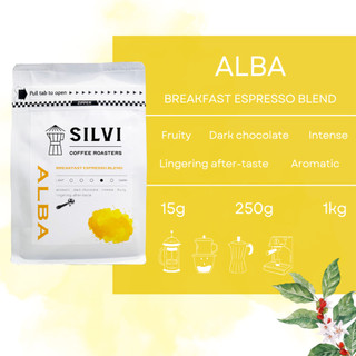 Cà phê nguyên chất - alba blend - silvi coffee roasters