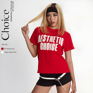 Áo Thun BabyTee Thêu Đắp Vải CHOICE.SG Cotton 100% BabyTee-Aces Spade