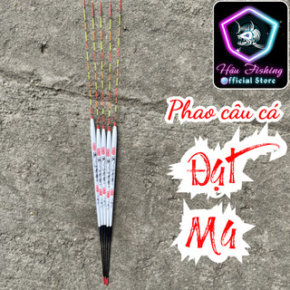 Phao câu cá rô phi đạt ma - chất liệu lông công