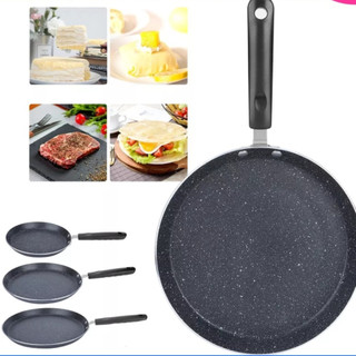 Hàng Sẵn Chảo làm bánh crepe bằng nhôm , Chảo chiên Chống Dính Chuyên Dụng Chiên Trứng/Pizza