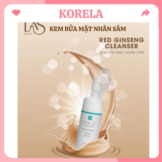 Kem rửa mặt nhân sâm đỏ Hàn Quốc 150ml dưỡng ẩm làm mờ vết thâm tái tạo tế bào da mới KORELA MP01