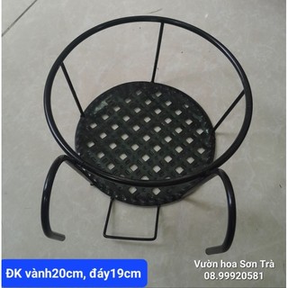 Giá tròn treo chậu hoa bancon.