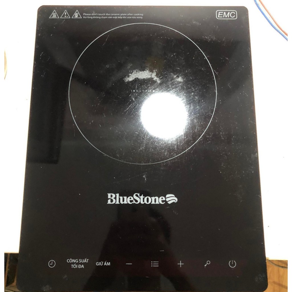 Mặt kính của bếp điện từ BLUESTONE 6728 tháo máy, hàng đẹp (chỉ là mặt kính phía trên, không phải cả