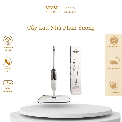 Cây Lau Nhà Phun Sương Có Bình Chứa Nước 350Ml Dễ Dàng Sử Dụng (MVMStore)
