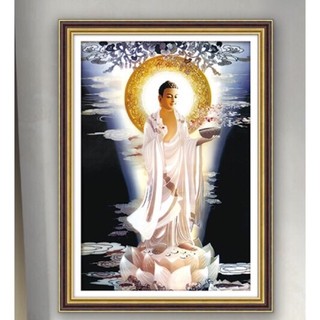 Tranh đính đá phật dược sư (đá abc cao cấp. kích thước: 88cm x 50cm