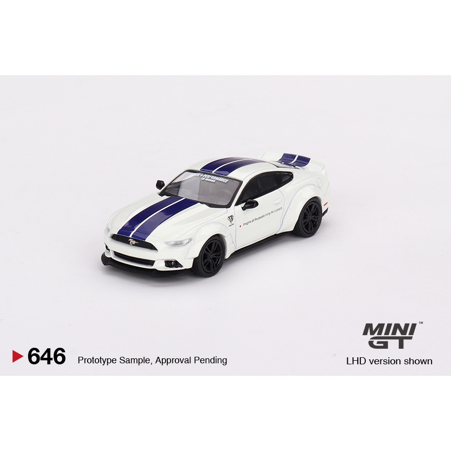 MÔ HÌNH 1:64 MINI GT - FORD MUSTANG GT LB-WORKS White