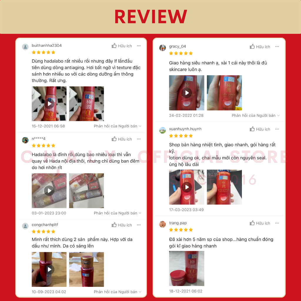 Bộ sản phẩm Hada Labo Gokujyun Alpha màu đỏ chống lão hoá chuyên sâu, tái tạo da giảm nhăn. Toner/ lotion, sữa, kem