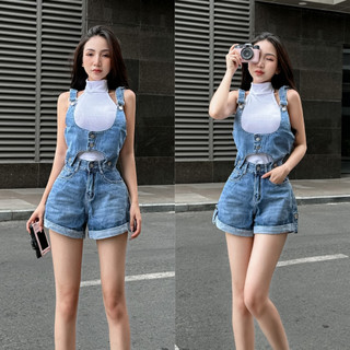 Set Yếm Quần Short Kaki Jean TiQi Jeans Y1-493