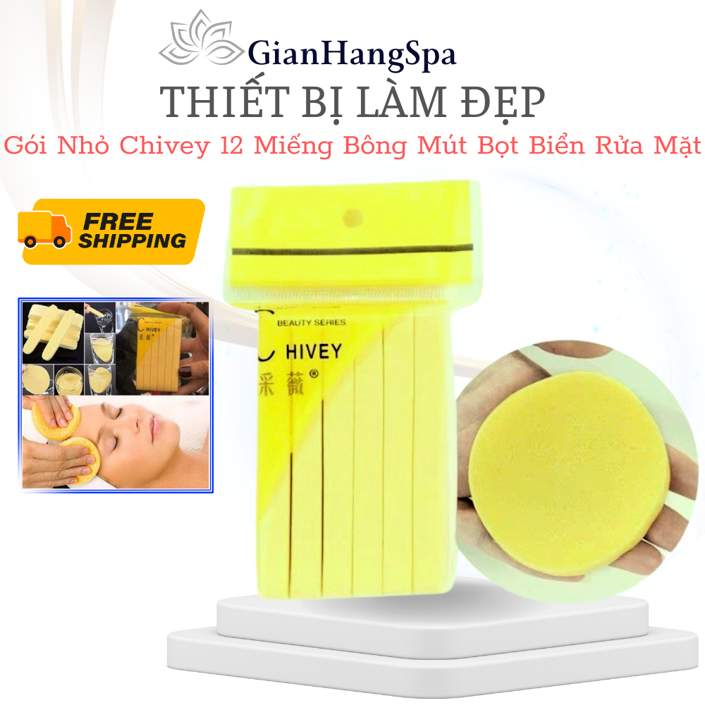 Cây Mút Nở, 20 Gói 240 Miếng, Mút Rửa Mặt Bọt Biển Dạng Nén Mềm Mịn