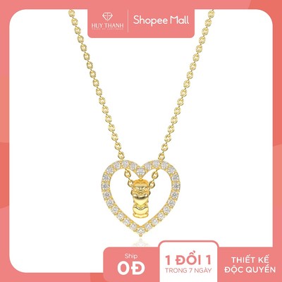 Dây Chuyền Vàng Tây 14k DCMAMD703 Huy Thanh Jewelry
