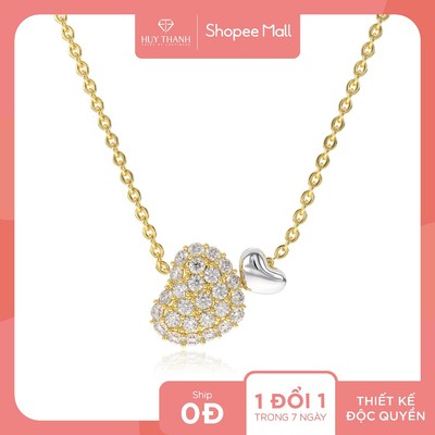 Dây Chuyền Vàng Tây 14k DCMAMD707 Huy Thanh Jewelry