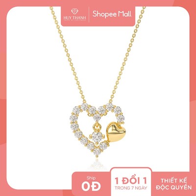 Dây Chuyền Vàng Tây 14k DCMAMD709 Huy Thanh Jewelry