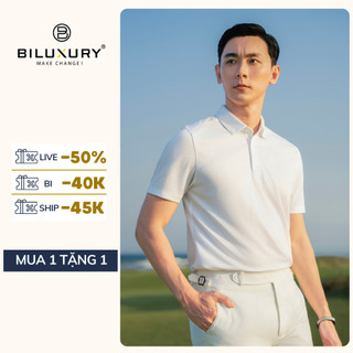  Áo Polo Nam Thời Trang Nam Biluxury 8APCB428 Áo Thun Có Cổ Polo Trơn Thoáng Mát Thấm Hút Mồ Hôi