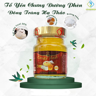 [Quà Tặng] Tổ Yến Chưng Đường Phèn Đông Trùng Hạ Thảo - Set Quà Tặng Ý Nghĩa- Hũ Chưng Sẵn- 30% Yến Tươi - 70ml