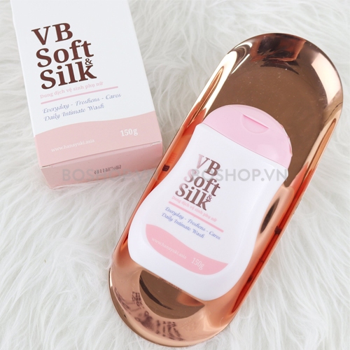 Dung dịch vệ sinh Hanayuki màu hồng VB Soft Silk - ddvs Hana phiên bản mới