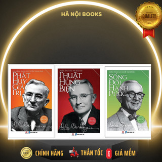 Sách - combo 3 cuốn :phát huy gía trị + thuật hùng biện + sống đời hạnh phúc - huy hoàng