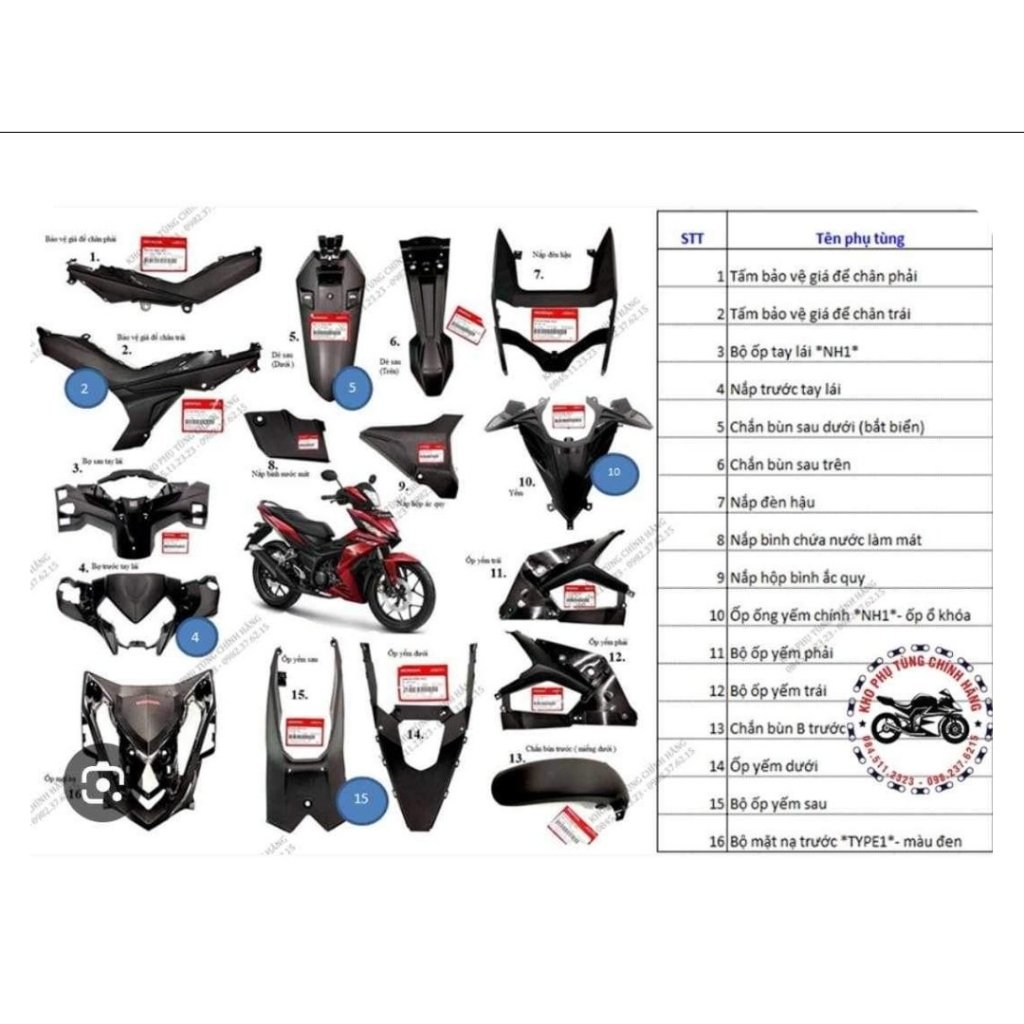 Nhựa nhám winner v1 lẻ từng món