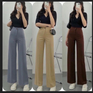 Quần tây nữ ống suông -quần suông nữ công sở - kèm video thật