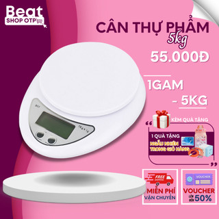 Cân tiểu ly điện tử mini nhà bếp mini electronic kitchen scale, cân thực phẩm loại 5kg tiện lợi