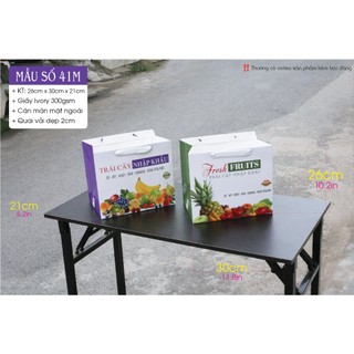 25 cái - Túi giấy size M đựng lẵng trái cây, hoa quả quà tặng - Túi 41M