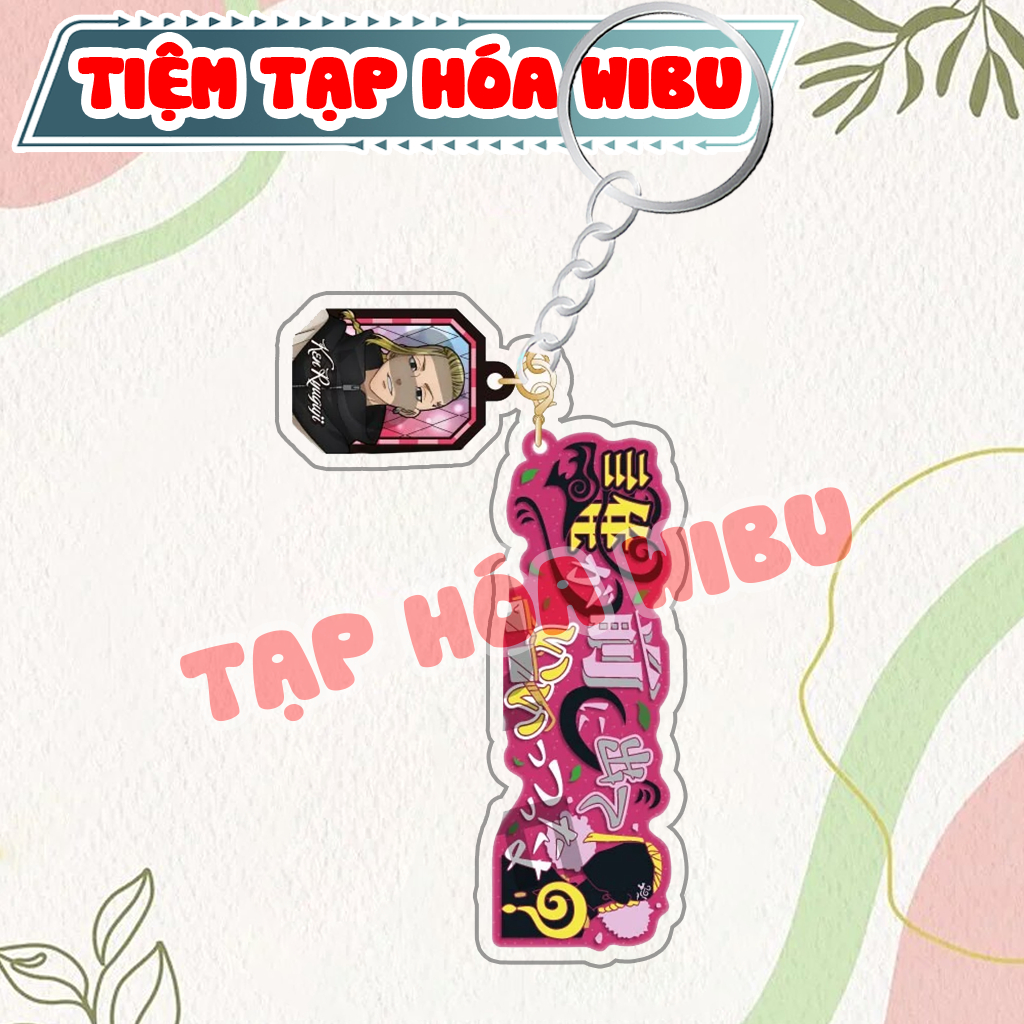 Móc Khoá Keychain Acrylic Tokyo Revengers 2 mảnh Mikey Draken Takemimchi Chifuyu Taiju Mitsuya Koko 