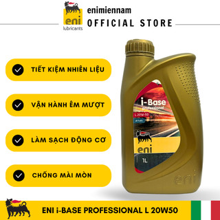 (HCM) Nhớt xe số Eni i-Base Professional L 20W50 (nhập khẩu Ý)