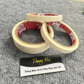 Băng keo giấy dán mi ( Vàng) 1.2cm x 9m _ xé dán dễ dàng,tiện lợi, tiết kiệm - Thúy Hà