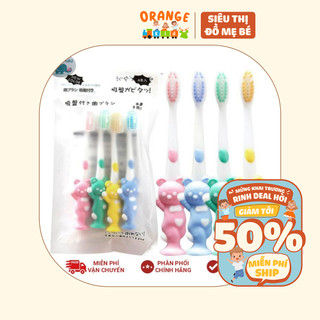 Bàn chải đánh răng hình gấu cho bé