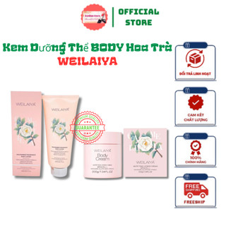 Sữa Dưỡng Thể Hoa Trà Body Lotion Weilaiya, Cấp Ẩm & Làm Sáng Da - 200ml/200gr [ Mỹ Phẩm BonBon Store ]
