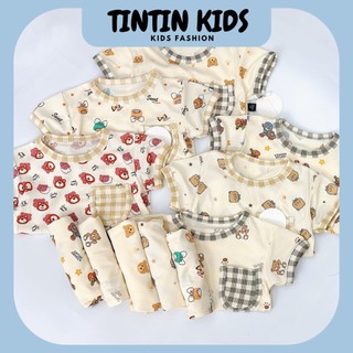 bộ thun lạnh nhiều họa tiết cho bé từ 7-17kg