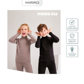  Bộ quần áo giữ nhiệt Ultra Warm lông cừu MIRRO cho bé trai bé gái size 12kg-50kg 