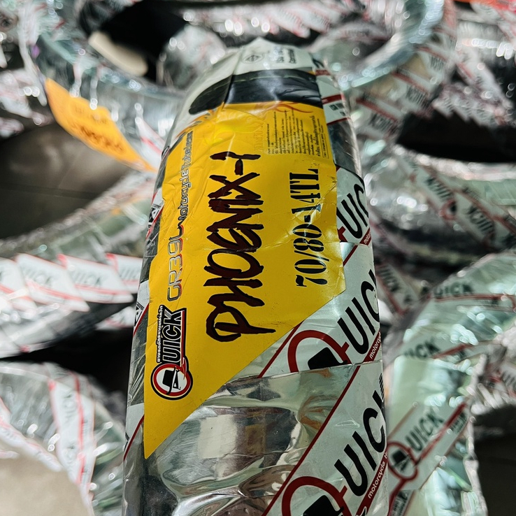 (GR390 70/80-14 TL) Vỏ Quick Thái chính hãng mã GR390 size 70/80-14 TL cho xe Air Blade, Vario, Visi