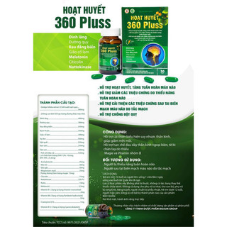 Hoạt Huyết 360 Pluss