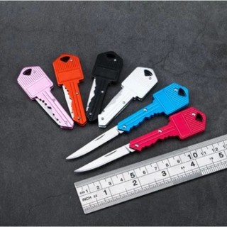 Móc khoá dao mở hàng mini, giả ngoại đi chơi 123