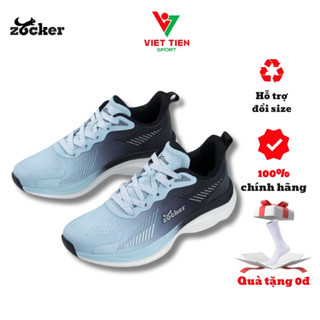 [Tăng size] Giày chạy bộ nam nữ Zocker Ultra Light siêu nhẹ, bền bỉ được trang bị đệm đế đàn hồi tốt chính hãng