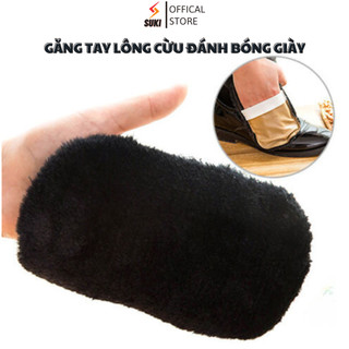 Găng Tay Lông Cừu Đánh Bóng Giày - Găng Tay Đánh Giày, Đồ Da, Sofa, Làm Sạch Đồ Da, Chất Liệu Lông Cừu Siêu Mềm Mại