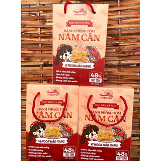 Bánh Phồng Tôm Đặc Sản Năm Căn _ Cà Mau (Hộp giấy 48% Tôm)